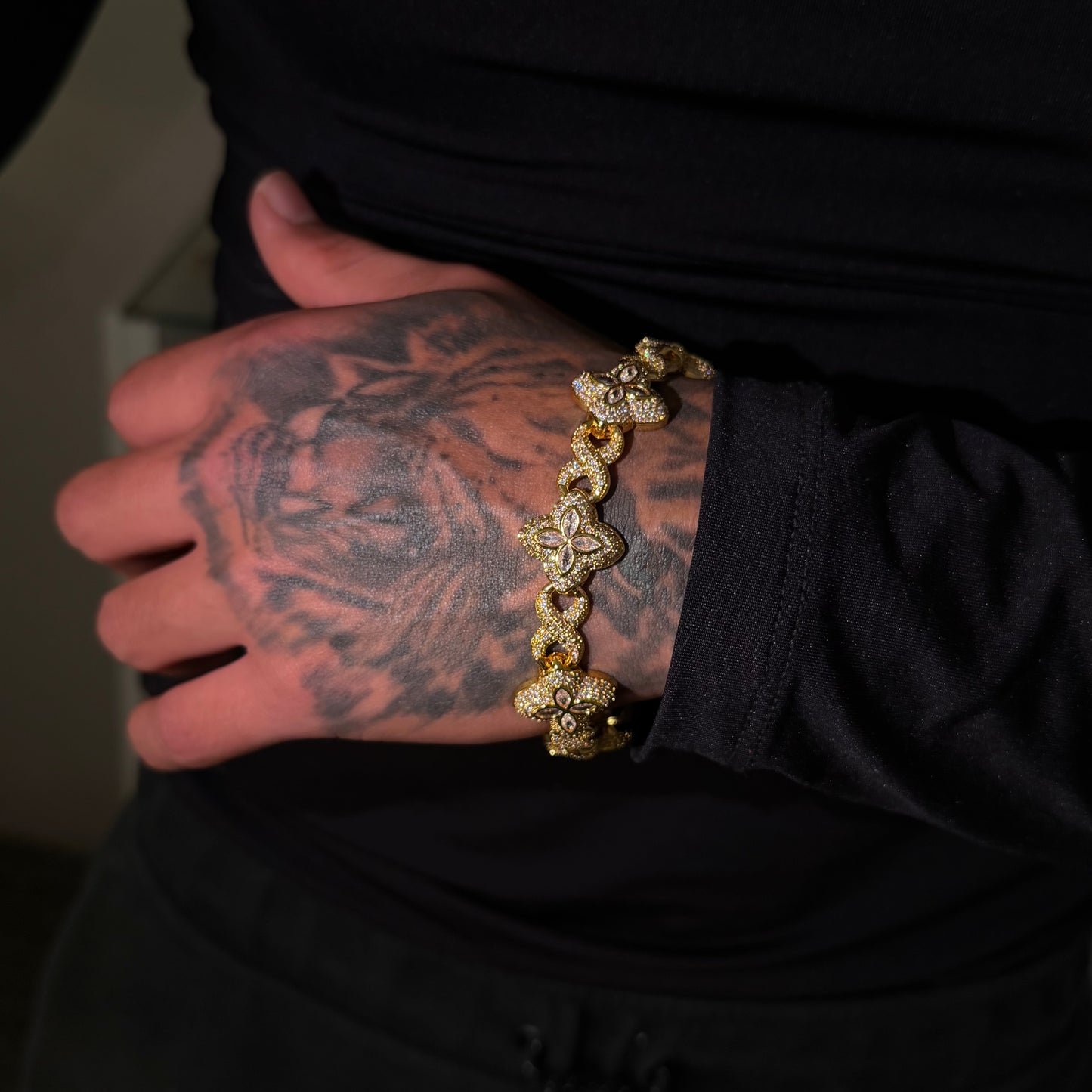 Pulso Trébol Infinity Gold