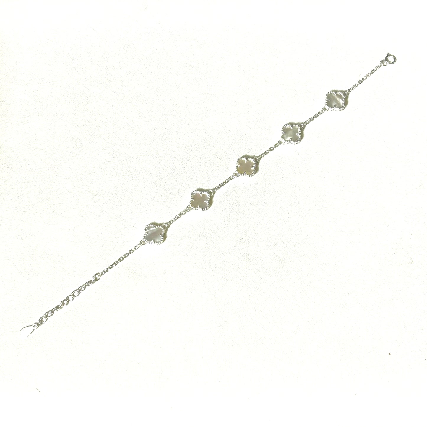 Pulso Trébol Mini White