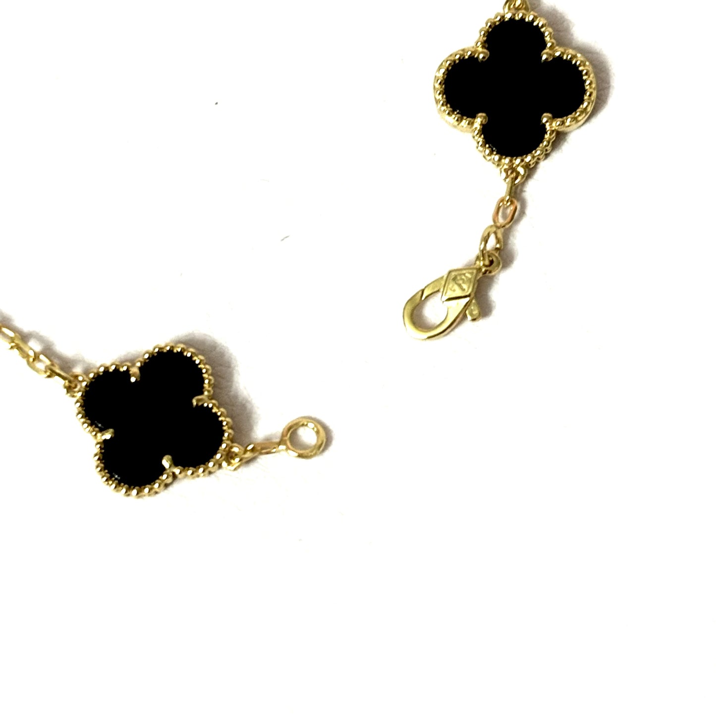 Pulso Trébol Black/Gold