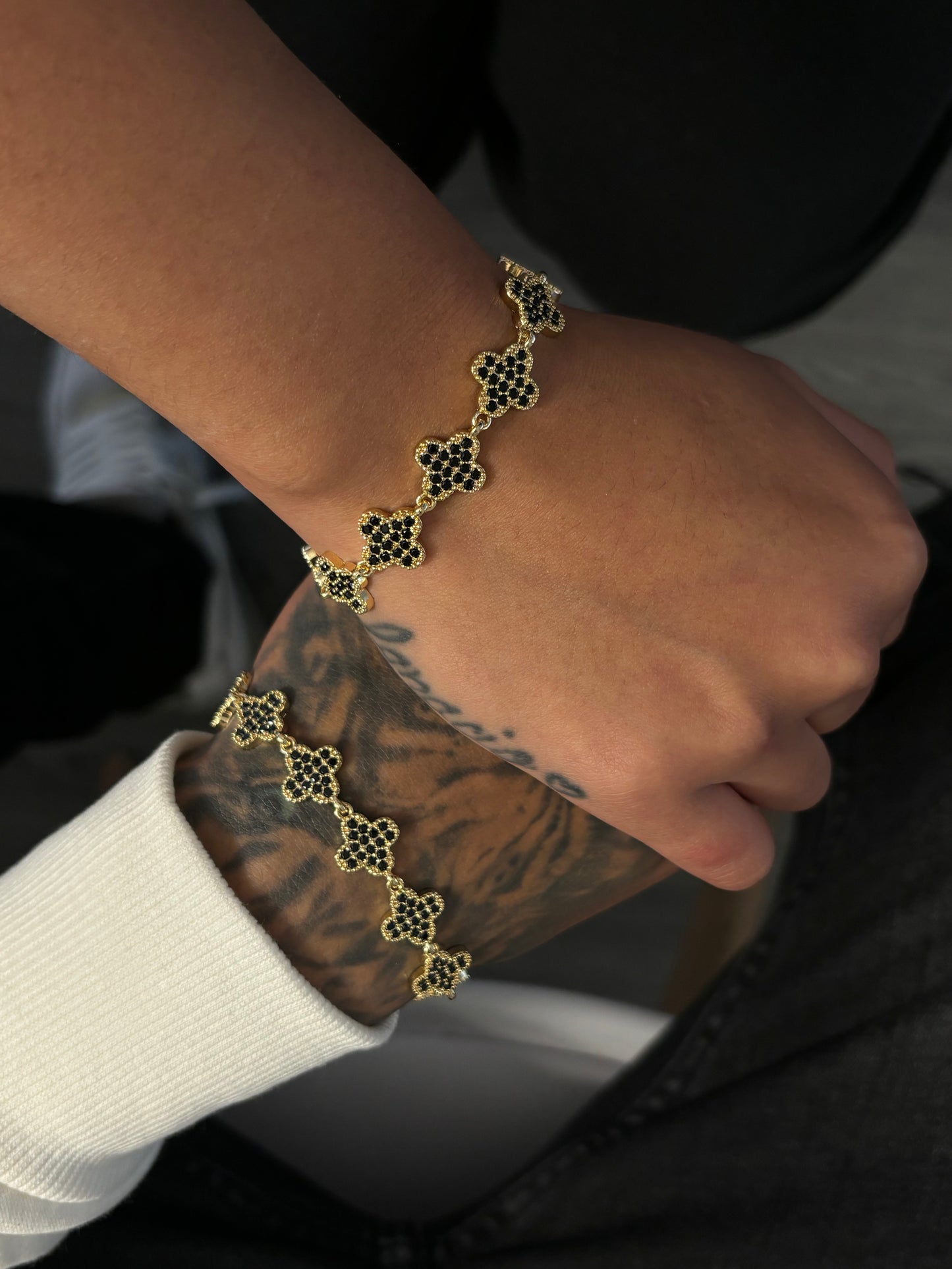 Pulsos trébol Golden/black ice