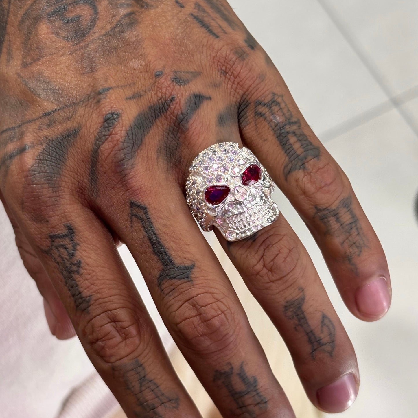 Anillo Calavera Red
