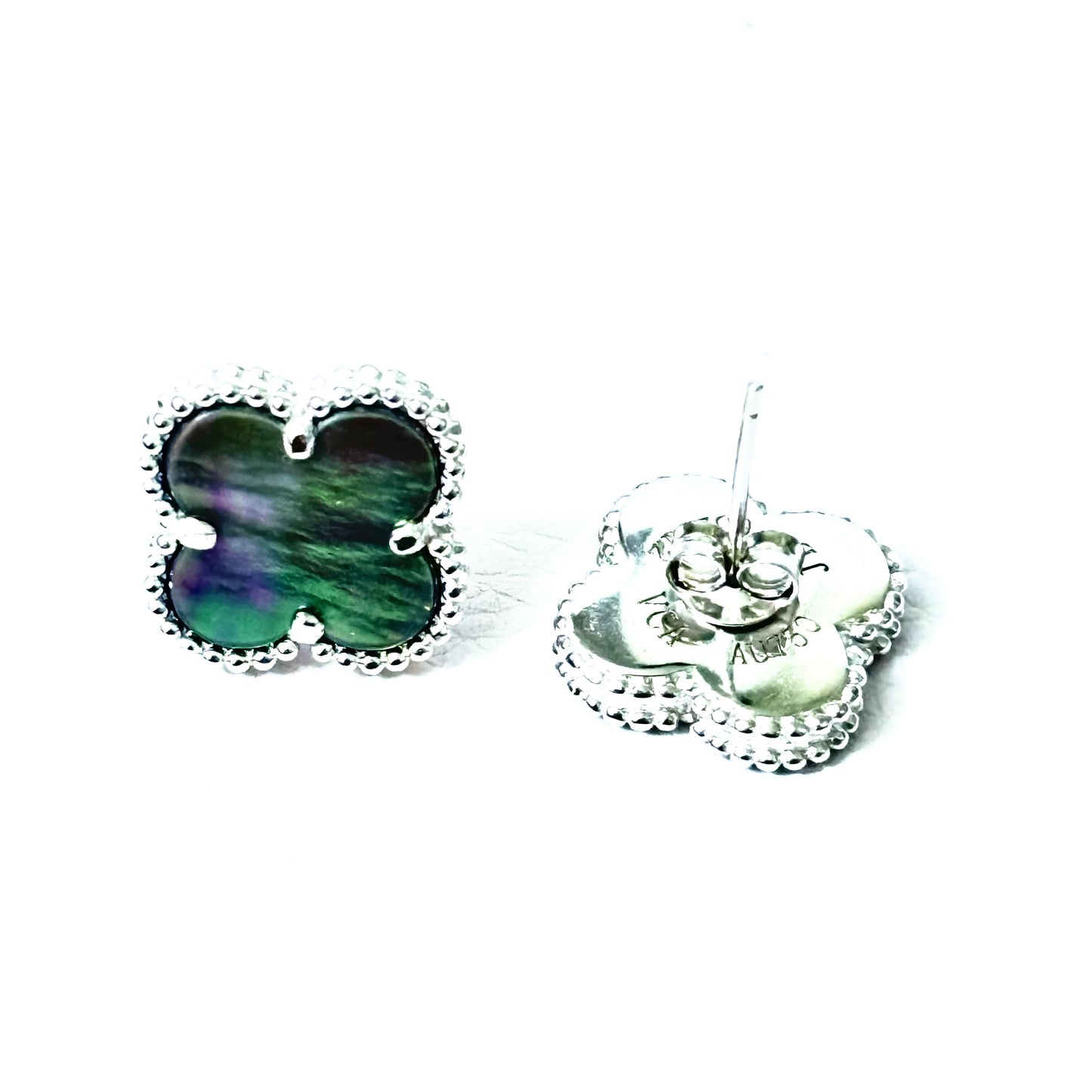 Aretes Trébol Tornasol