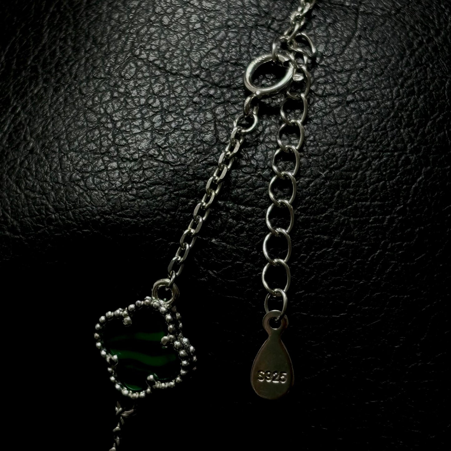 Pulso trebol mini green/silver