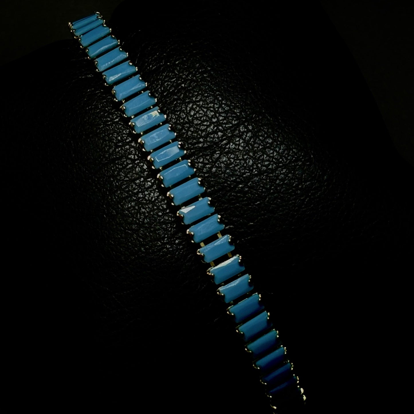 Pulso Baguette Azul Mate