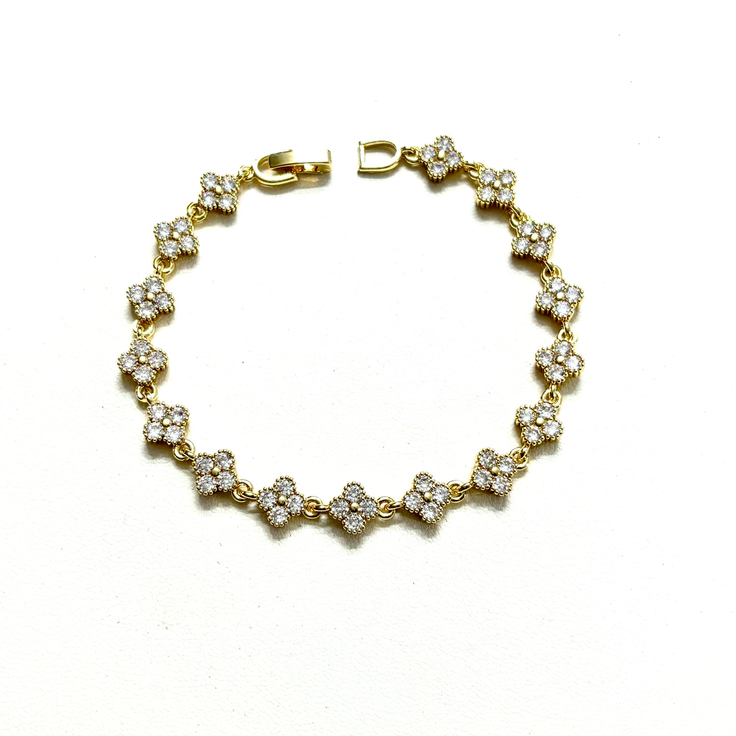 Pulso Trébol Gold Ice