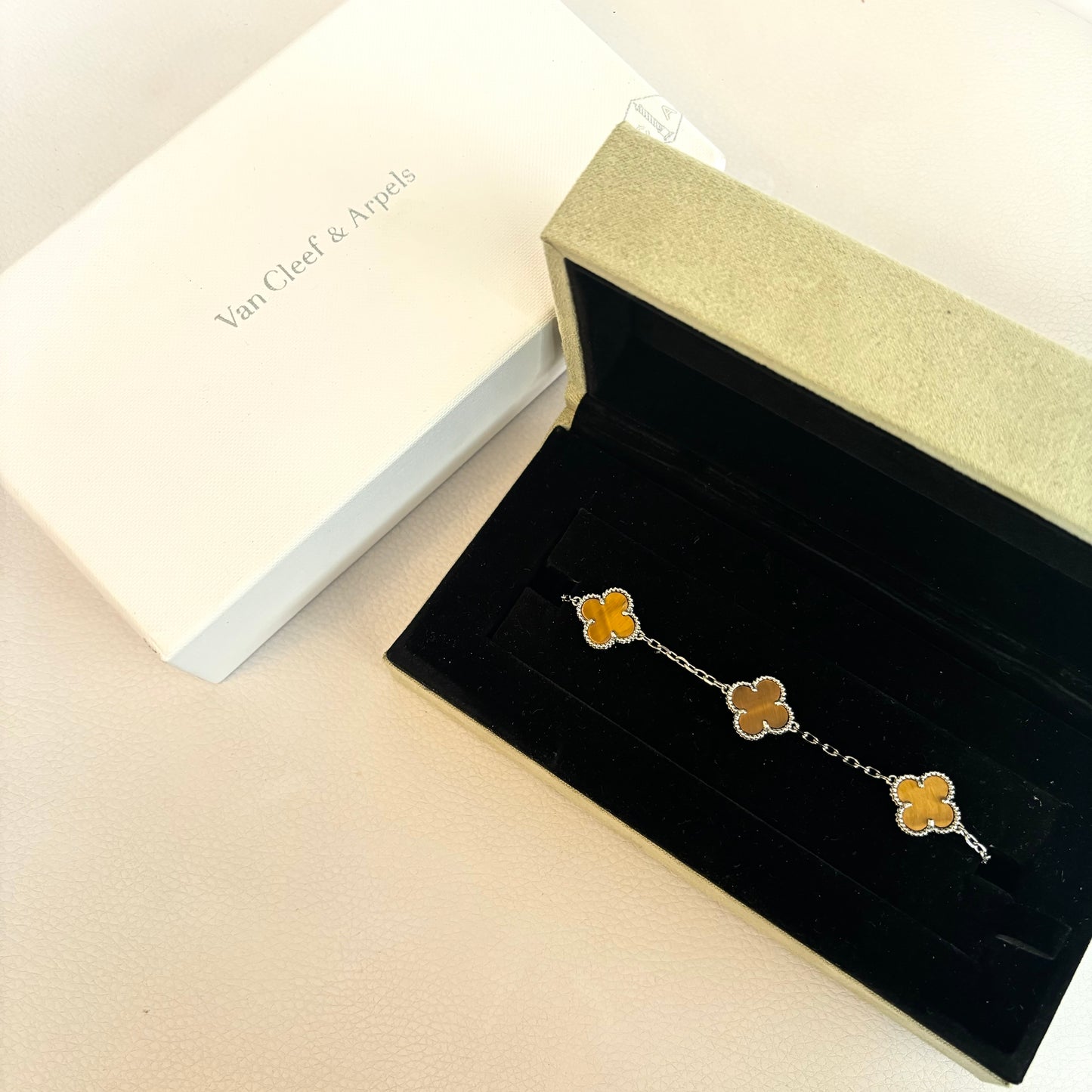 Pulso Trébol Ojo de Tigre