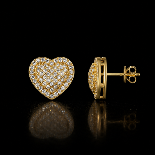 Aretes Heart Gold VVS