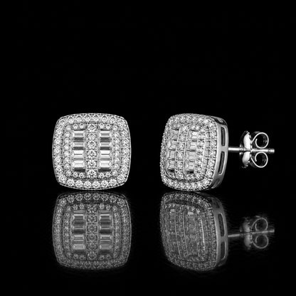 Aretes Square Baguette VVS