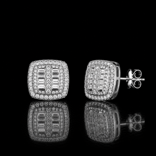 Aretes Square Baguette VVS