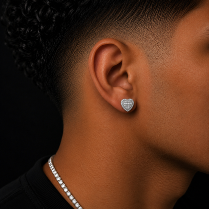 Aretes Heart Baguette VVS