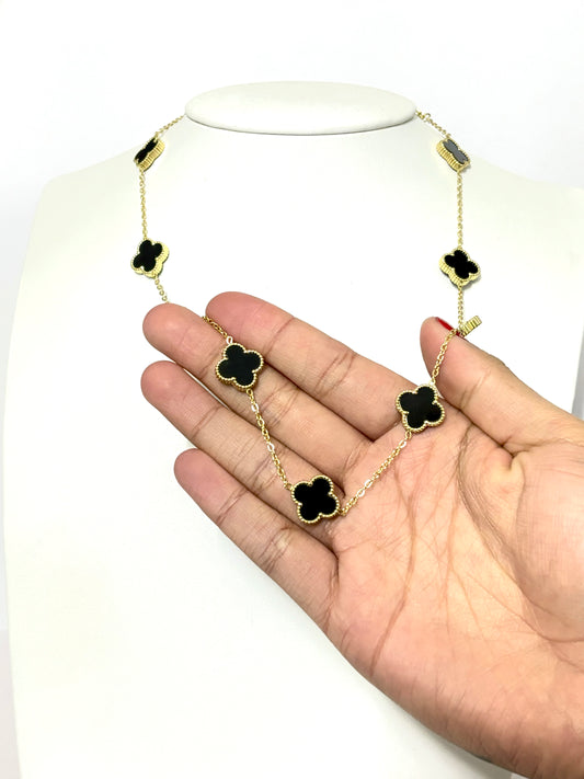 Cadena Trébol Negra