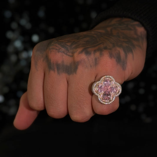 Anillo Flowers Pink VVS