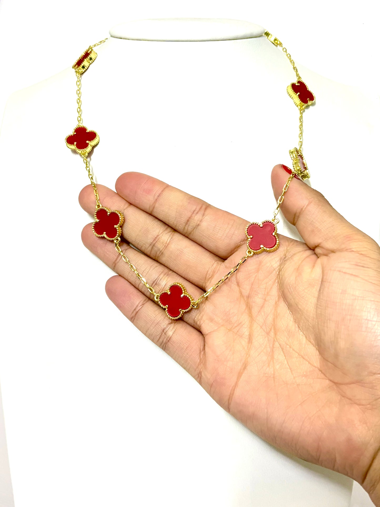 Cadena Trébol Roja