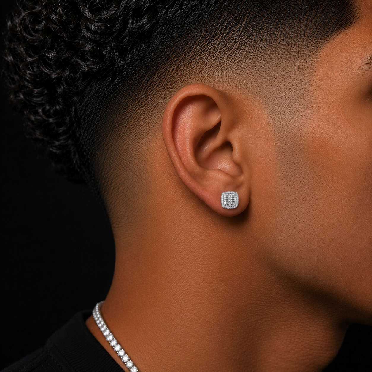 Aretes Square Baguette VVS