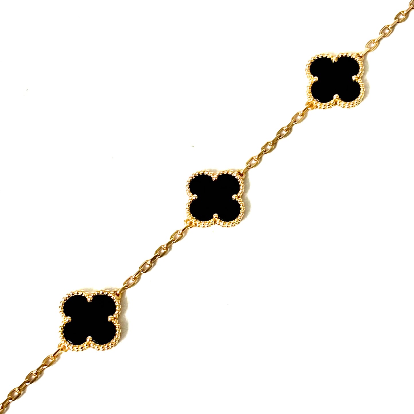 Pulso Trébol Rose Black