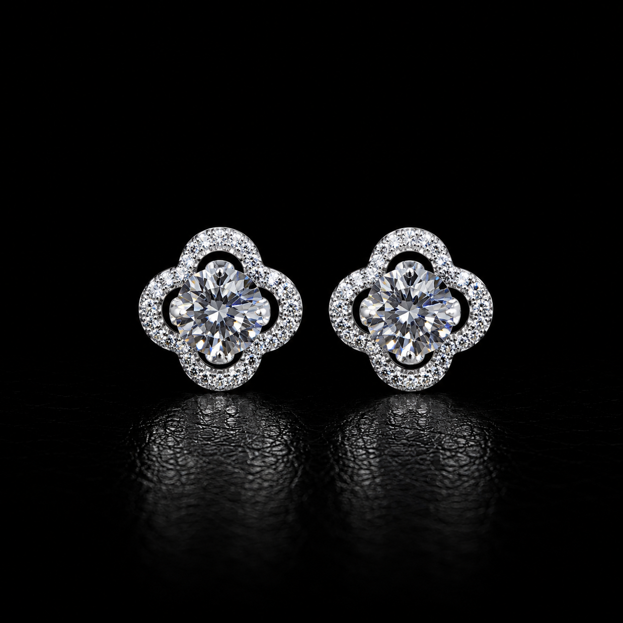 Aretes Trébol VVS