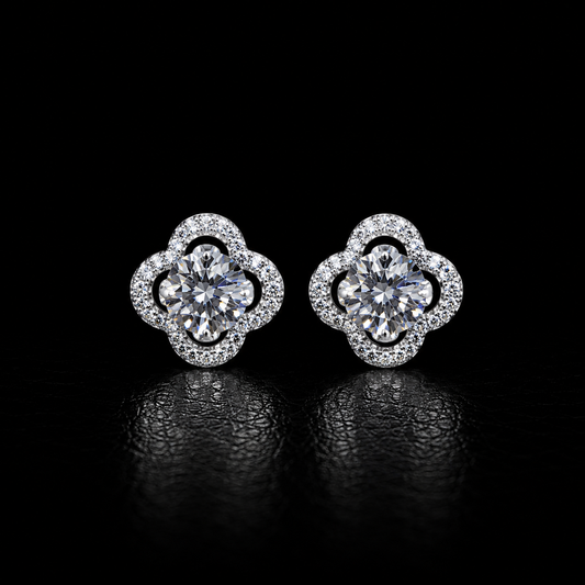 Aretes Trébol VVS