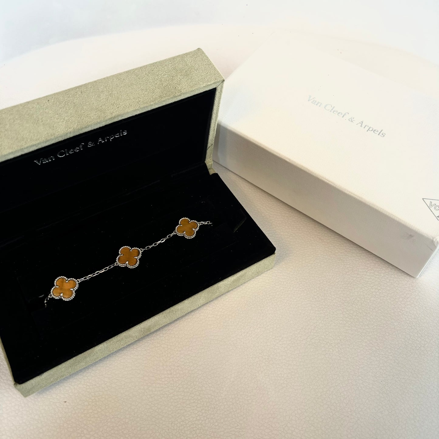 Pulso Trébol Ojo de Tigre