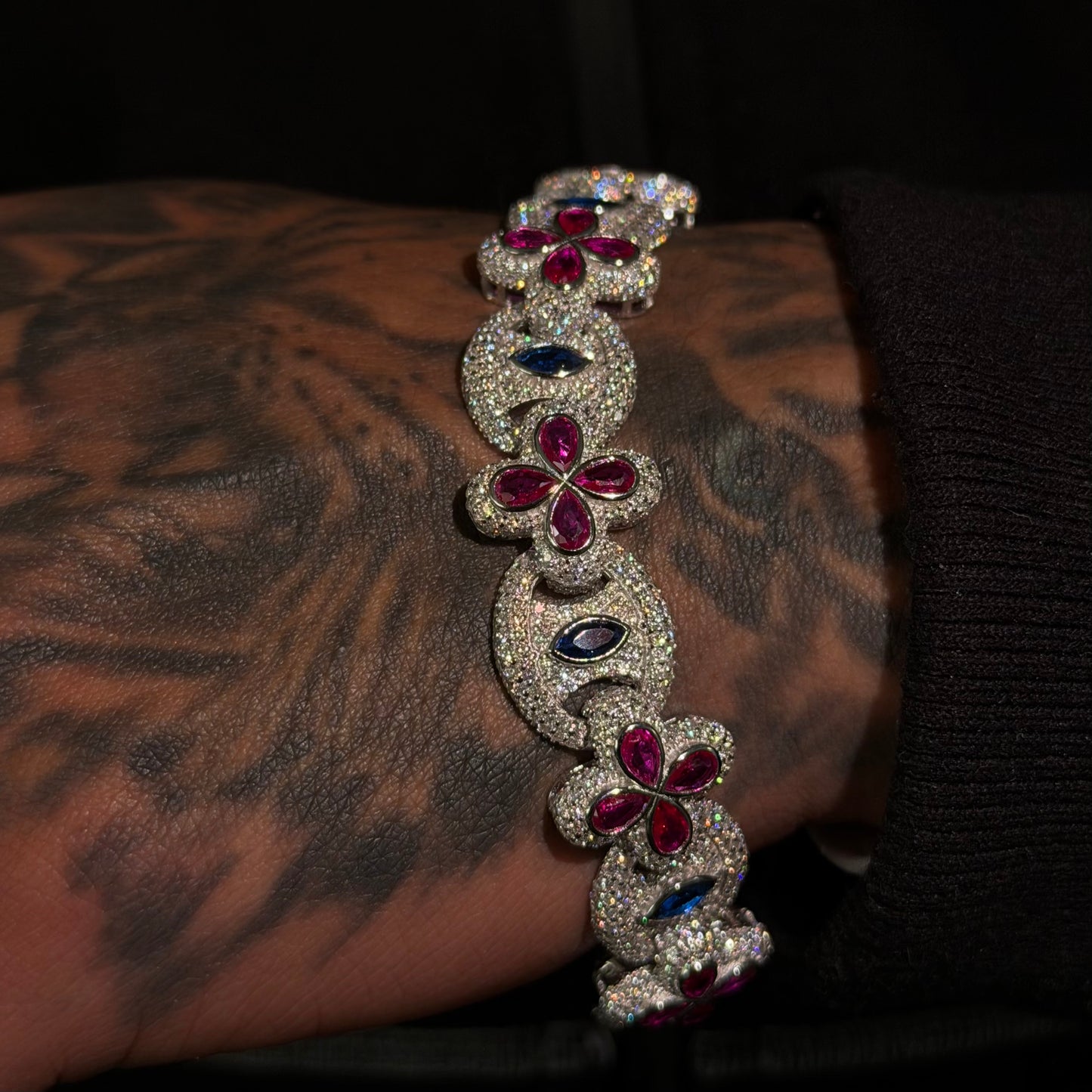 Pulso Retro Flowers Magenta