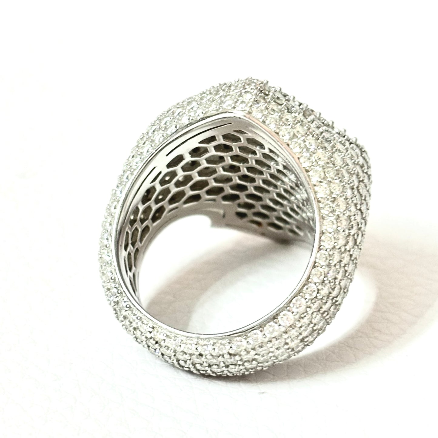 Anillo Cross Full Ice VVS