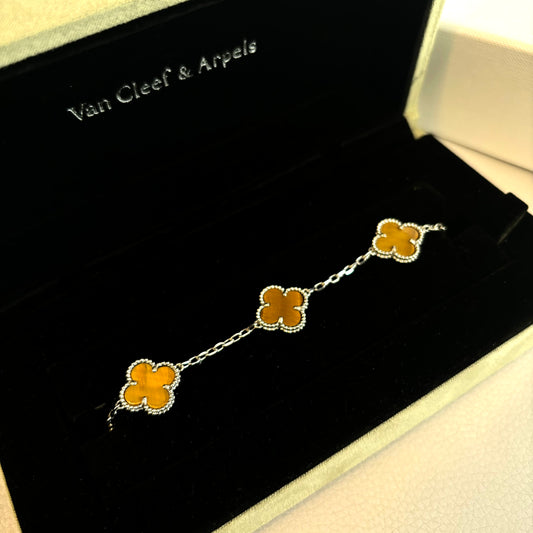 Pulso Trébol Ojo de Tigre