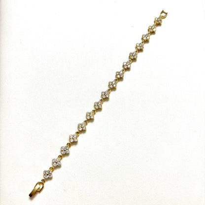Pulso Trébol Gold Ice