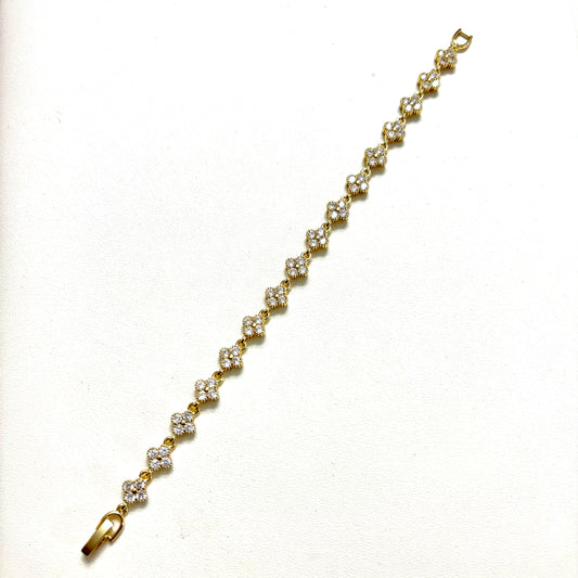 Pulso Trébol Gold Ice