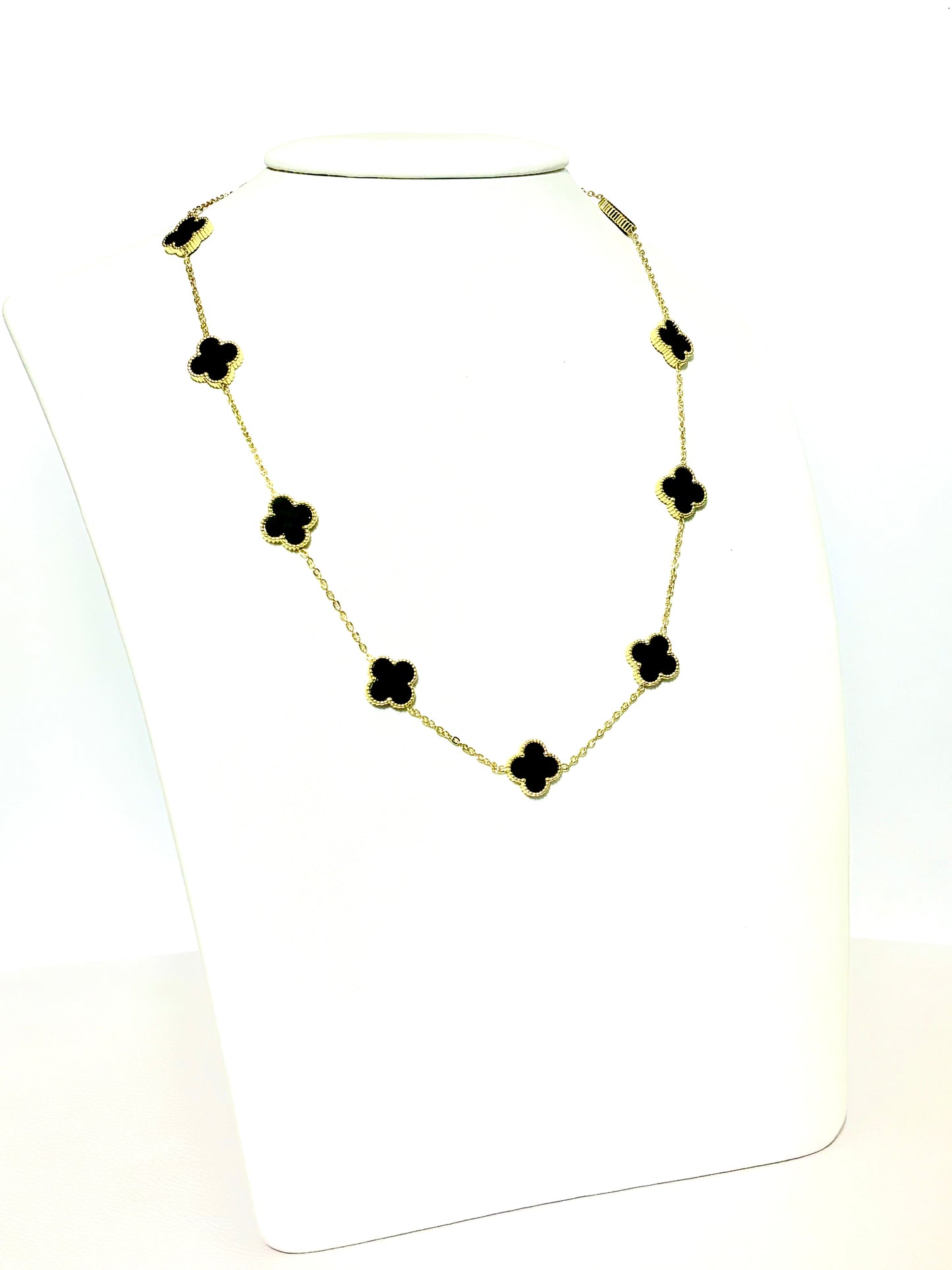 Cadena Trébol Negra