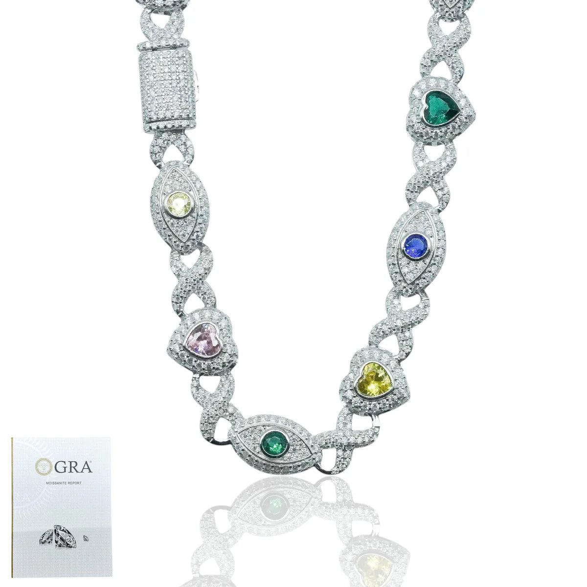 Cadena Infinity Eyes Heart