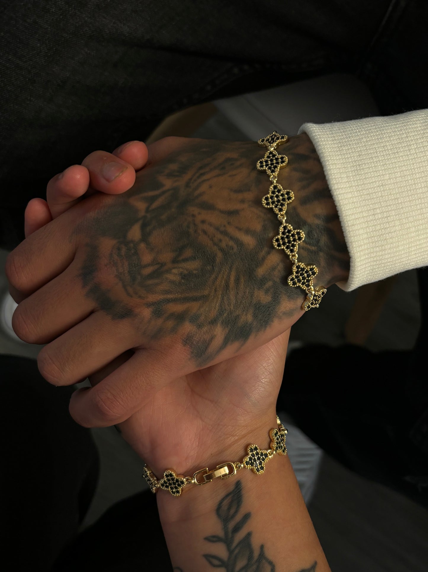 Pulsos trébol Golden/black ice