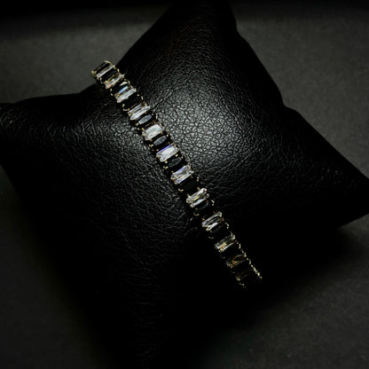 Pulso Baguette Negro/Blanco