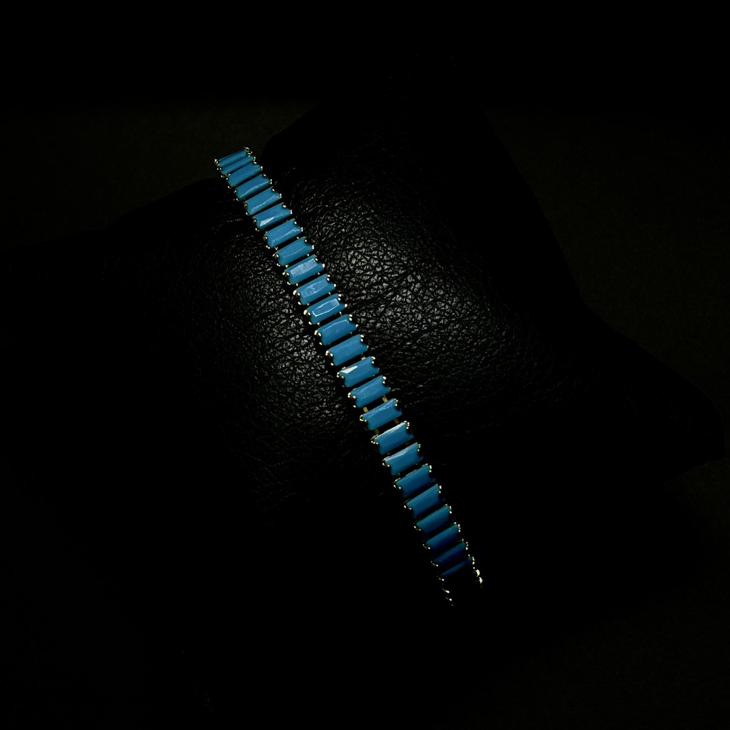 Pulso Baguette Azul Mate