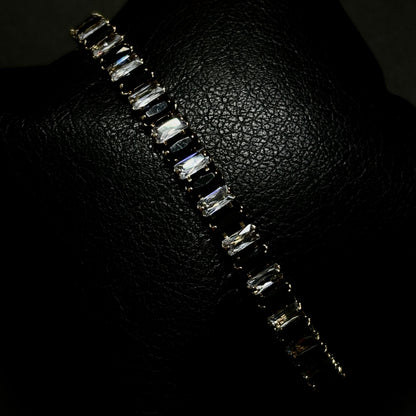 Pulso Baguette Negro/Blanco